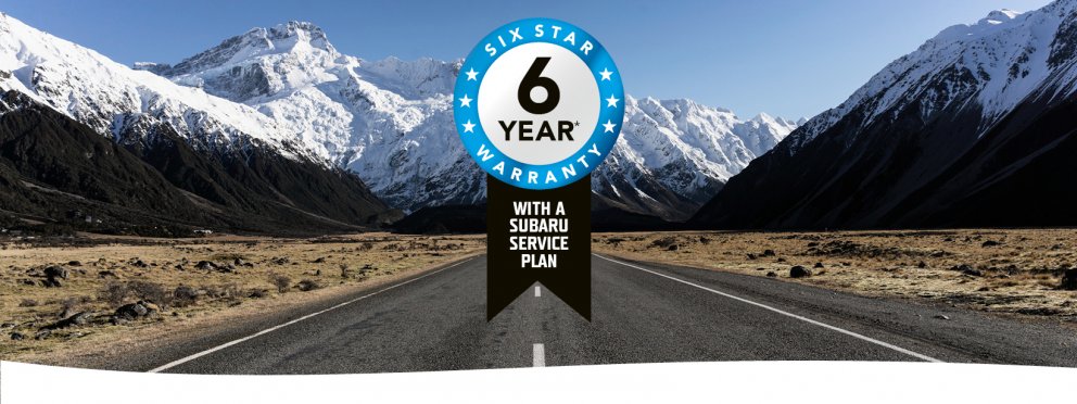 SUBARU’S SIX STAR SIX YEAR WARRANTY