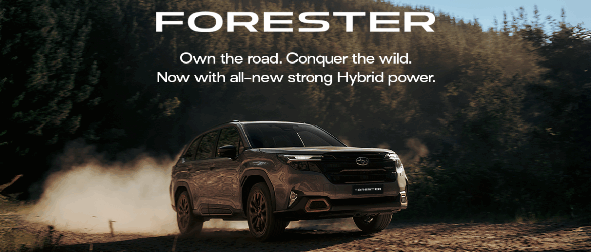 THE ALL-NEW SUBARU FORESTER AWD*!