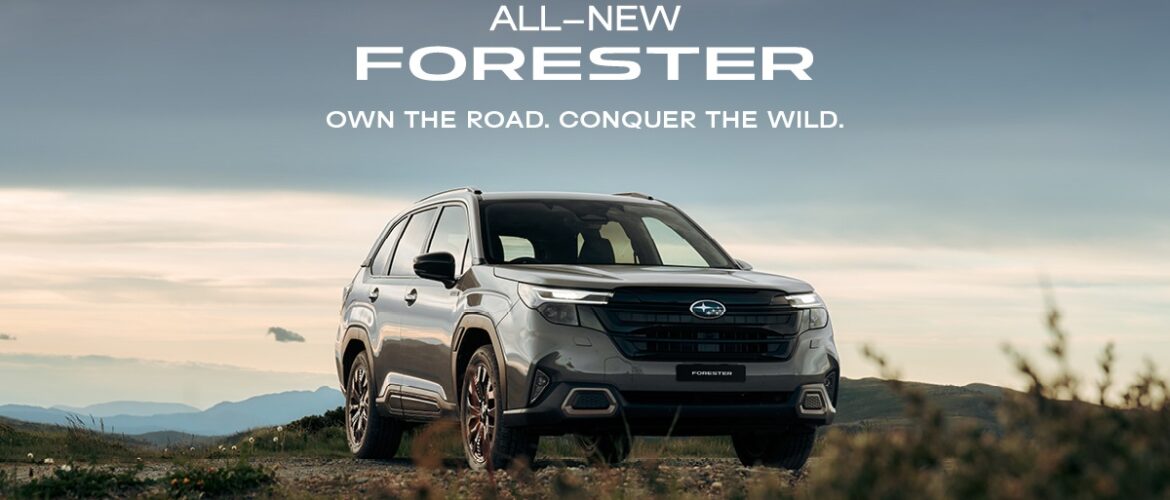THE ALL-NEW SUBARU FORESTER AWD*!