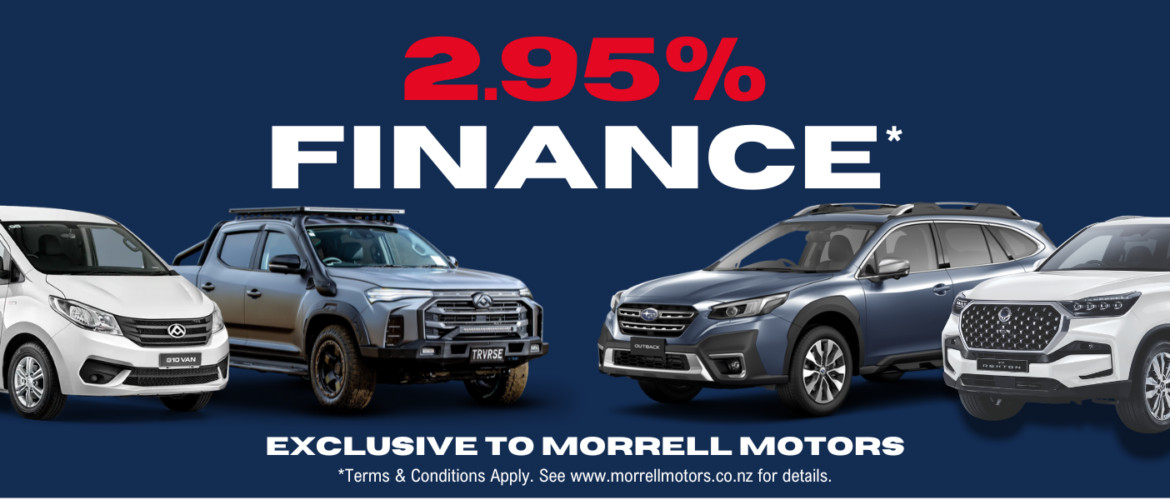 EXCLUSIVE 2.95% p.a FINANCE OFFER*!