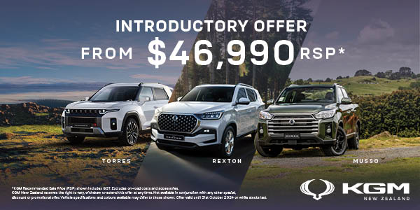 Exclusive Introductory Offers on All-New KGM Vehicles!