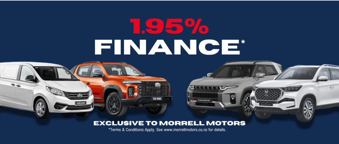 EXCLUSIVE 1.95% p.a FINANCE OFFER*!